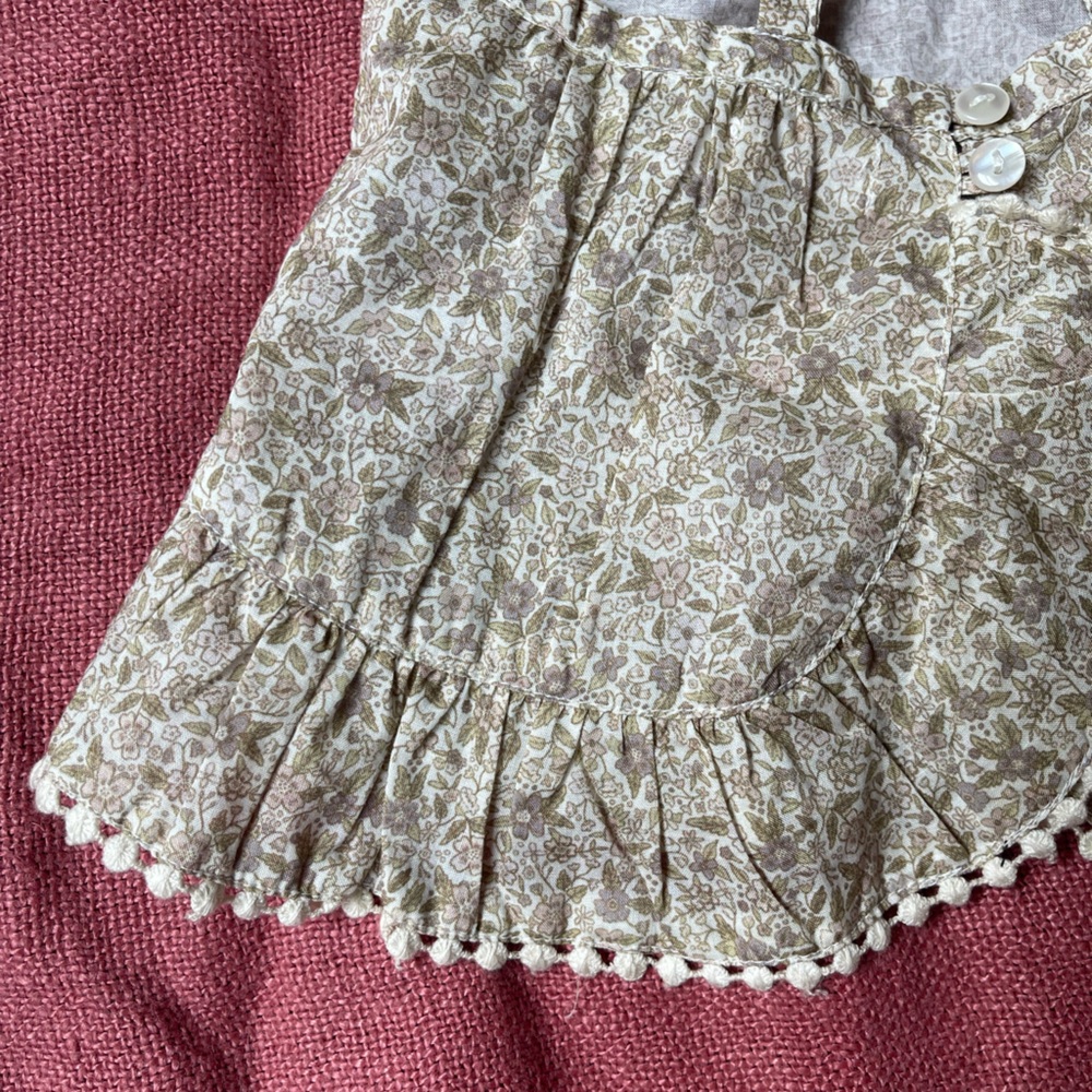 NWOT Beautiful Jamie Kay organic cotton summery Zoe Set in creamy floral